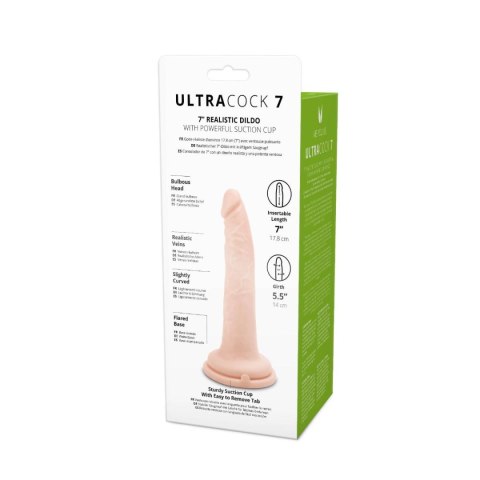 Me You Us Silicone Ultra Cock Flesh 7in Me You Us