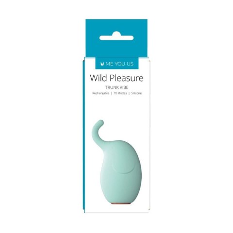 Me You Us Wild Pleasure Trunk Vibrator Turquoise Me You Us