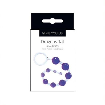 Plug/kulki- Me You Us Dragonz Tail Anal Beads Violet Me You Us