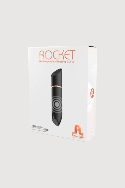 Rocket Black Rechargeable Bullet Adrien Lastic