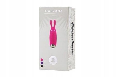 Stymulator-Wibrator - Lastic pocket vibe Rabbit Black Adrien Lastic