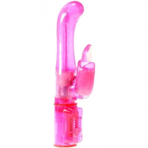 Wibrator- G Tongue Rabbit Vibrator Pink OS Me You Us