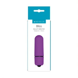 Wibrator- Me You Us Bliss 7 Mode Mini Bullet Vibrator Purple Me You Us