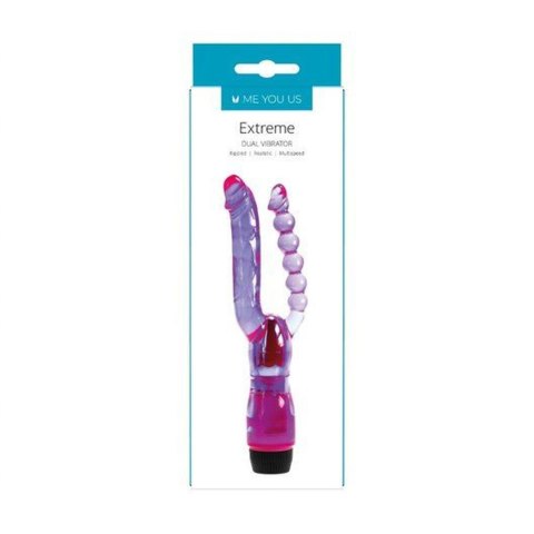 Wibrator- Me You Us Extreme Dual Vibrator Purple Me You Us