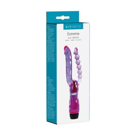 Wibrator- Me You Us Extreme Dual Vibrator Purple Me You Us