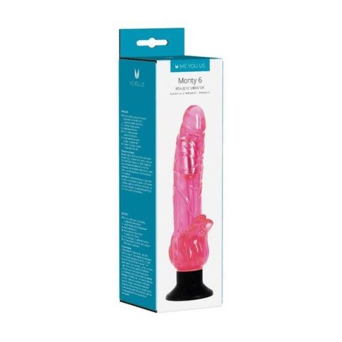 Wibrator- Me You Us Mounty 6 Realistic Vibrator Pink Me You Us