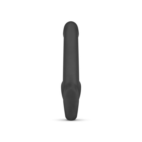 No-Parts - Morgan Strapless Strap-On Dildo - 22 cm - Black No-Parts