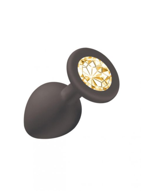 Plug-Anal Plug Emotions Cutie Medium Black golden crystal Lola Toys