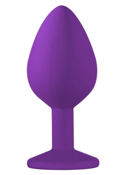 Plug-Anal Plug Emotions Cutie Medium Purple clear crystal Lola Toys