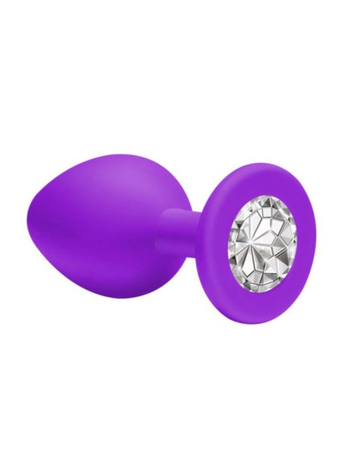 Plug-Anal Plug Emotions Cutie Medium Purple clear crystal Lola Toys