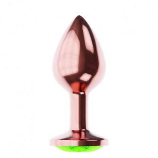 Plug-Butt Plug Diamond Emerald Shine S Rose Gold Lola Games