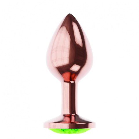 Plug-Butt Plug Diamond Emerald Shine S Rose Gold Lola Games