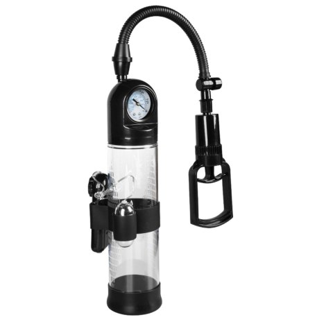 Pompka-Powerpump MASTER Vibrating - Black&Clear B - Series Power