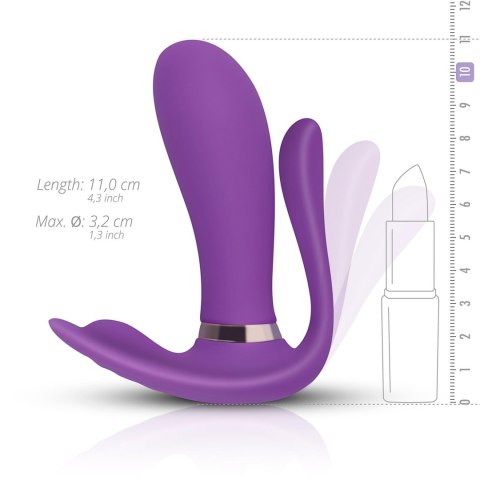 Remote wearable vibrator PURPLE B - Series Cute