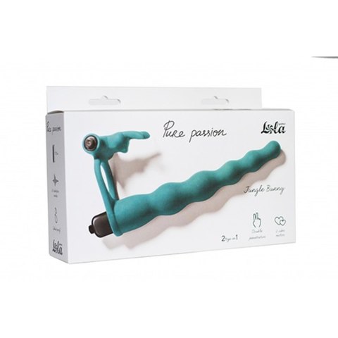 Strap - on Pure Passion Jungle Bunny green Lola Toys