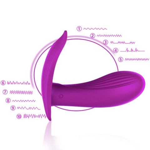 Stymulator-Silicone Panty Vibrator USB 10 Function / Heating / Voice Control B - Series Fox