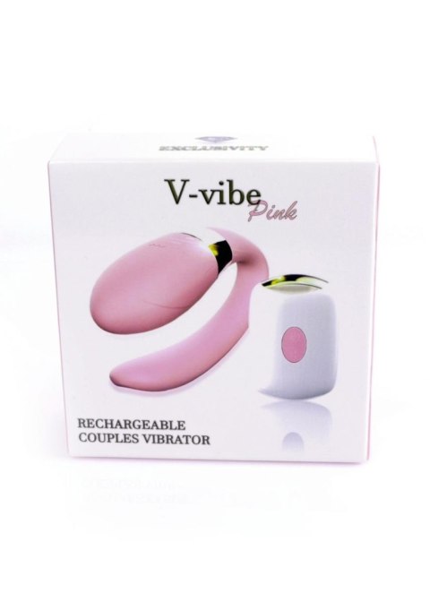 Stymulator-V-Vibe Pink USB 7 Function / Remote Control B - Series Smart