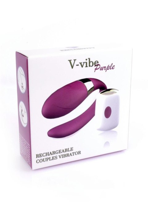 Stymulator-V-Vibe Purple USB 7 Function / Remote Control B - Series Smart