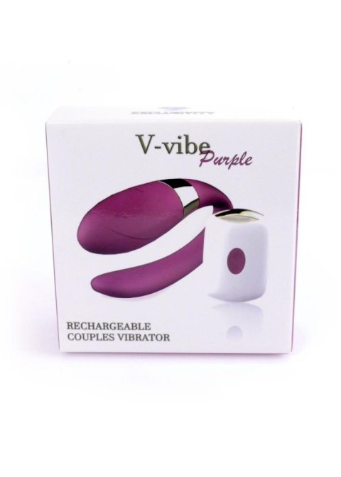 Stymulator-V-Vibe Purple USB 7 Function / Remote Control B - Series Smart