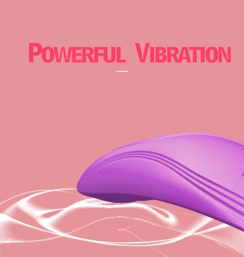 Ultrathin Wearable remote mini vibe PURPLE B - Series Cute