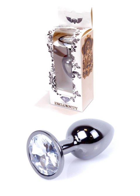 Plug-Jewellery Dark Silver PLUG- Clear B - Series HeavyFun