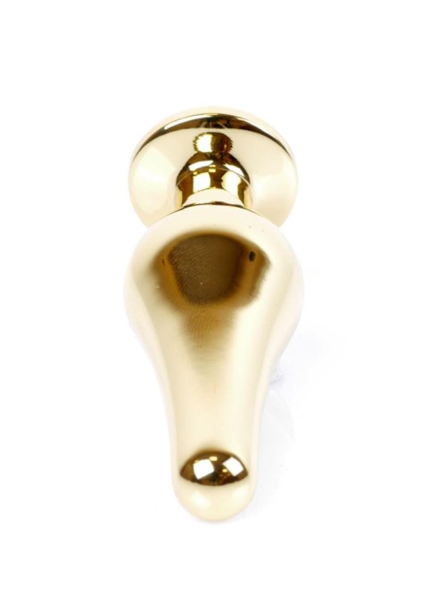 Plug-Jewellery Gold BUTT PLUG- Black B - Series HeavyFun