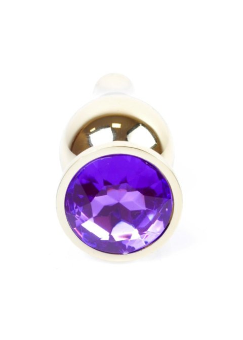 Plug-Jewellery Gold BUTT PLUG- Purple B - Series HeavyFun