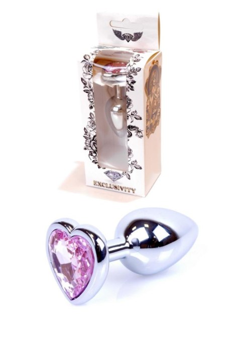 Plug-Jewellery Silver Heart PLUG- Rose B - Series HeavyFun