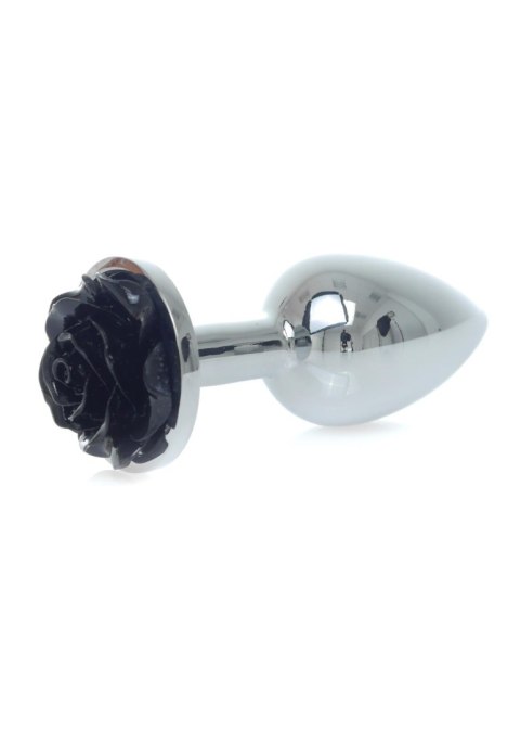 Plug-Jewellery Silver PLUG ROSE- Black B - Series HeavyFun