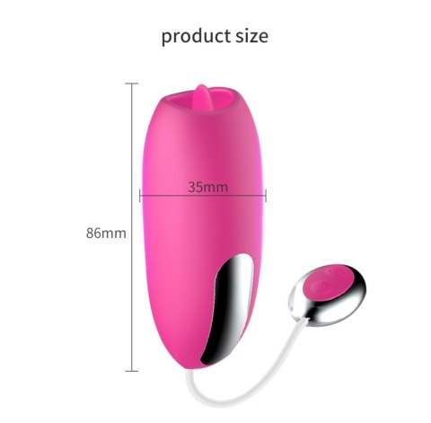 Stymulator-Silicone Clit Massager USB 7 function / Heating B - Series Fox