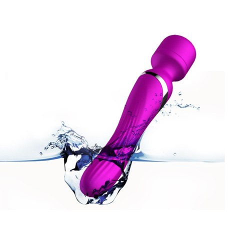 Stymulator-Silicone Dual Massager USB 7+7 Function Purple B - Series Fox