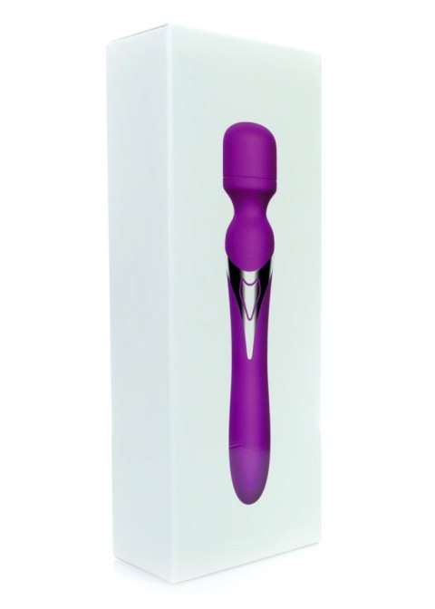 Stymulator-Silicone Dual Massager USB 7+7 Function Purple B - Series Fox