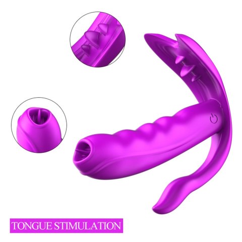 Stymulator-Silicone Panty Vibrator USB 7 Function / Heating B - Series Fox