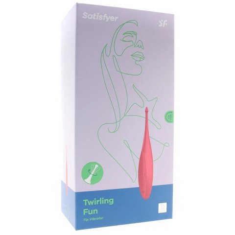 Stymulator - Twirling Fun Trip Vibrator (Poppy Red) Satisfyer