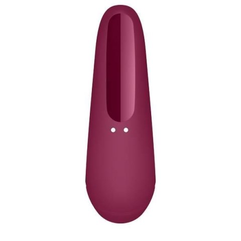 Wibrator - Curvy 1+ Air Pulse Stimulator + Vibration Rose Red Satisfyer