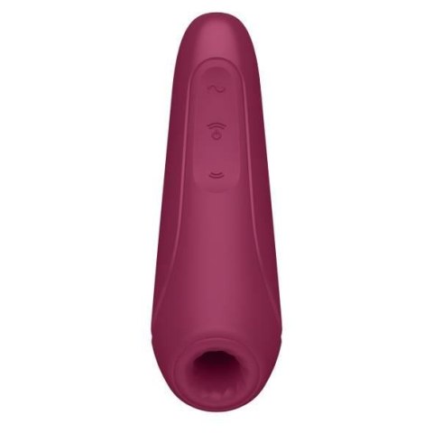 Wibrator - Curvy 1+ Air Pulse Stimulator + Vibration Rose Red Satisfyer