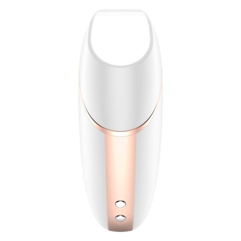 Wibrator - Love Triangle Air Pulse Stimulator + Vibration White Satisfyer