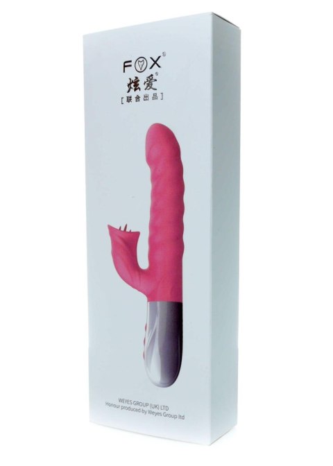 Wibrator-Silicon, Vibrator 7 Function and Heating Mode, PURPLE B - Series Fox