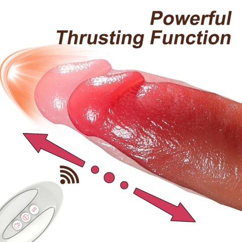 Wibrator-Silicone, 10 vibration modes 7 thrusting function, Heating B - Series Fox