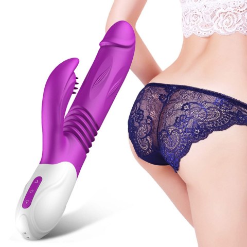 Wibrator-Silicone Vibrator USB 10 Function + Expander and Thrusting Function B - Series Fox