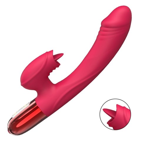 Wibrator-Silicone Vibrator USB, 10 vibration modes, Heating B - Series Fox