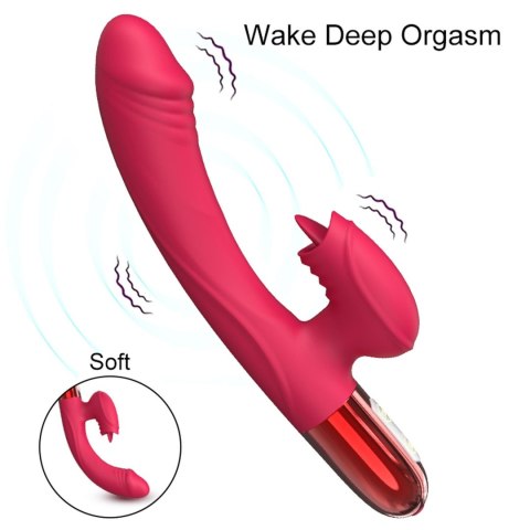 Wibrator-Silicone Vibrator USB, 10 vibration modes, Heating B - Series Fox