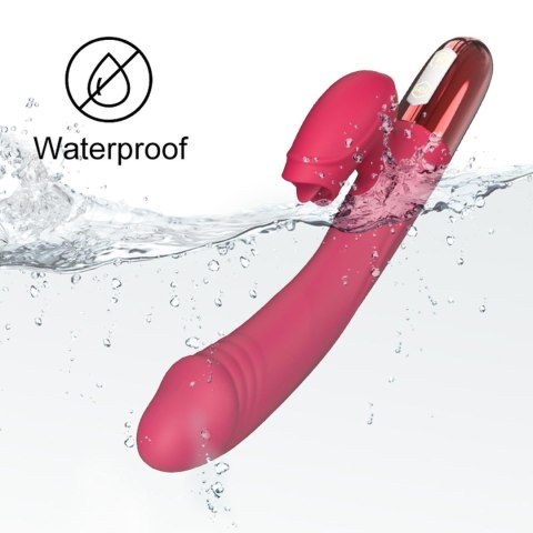 Wibrator-Silicone Vibrator USB, 10 vibration modes, Heating B - Series Fox