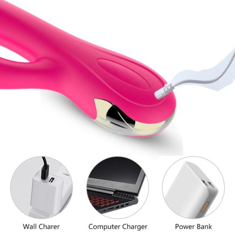 Wibrator-Silicone Vibrator USB 7 Function + Booster / Heating B - Series Fox