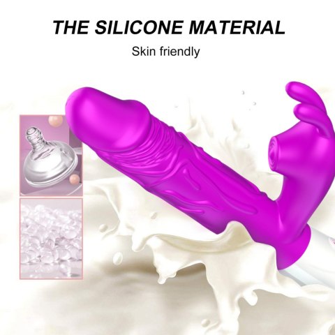 Wibrator-Silicone, Vibrator USB, 7 vibration modes, Heating B - Series Fox