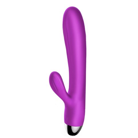 Wibrator-Silicone Vibrator and Pulsator Purple USB 7+7 Function / Heating B - Series Fox