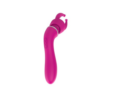 Dual Massager + overlay USB 10+10 functions Pink B - Series Vision