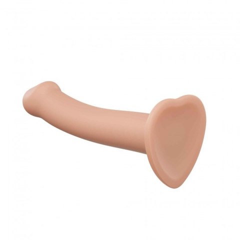 SEMI-REALISTIC DUAL DENSITY BENDABLE DILDO VANILLA - XL Strap-on-me