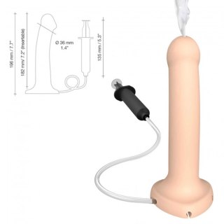 SQUIRTING CUM DILDO SEMI-REALISTE VANILLA - L Strap-on-me