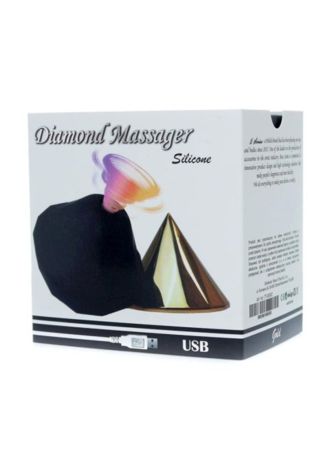 Stymulator-Diamond Air Massager USB 7 Function Gold B - Series Smart